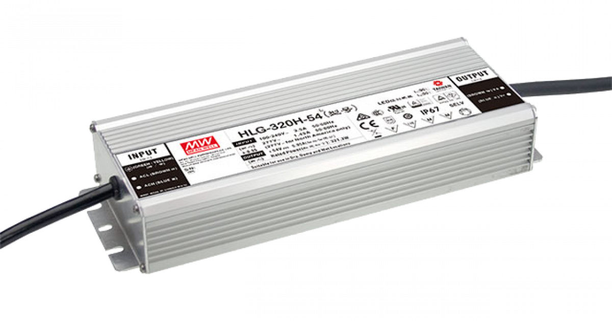 HLG-320H-A Series | Constant Voltage LED Drivers | Ecopac Power