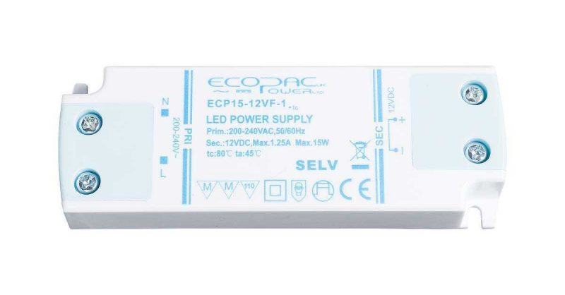 ECP15-VF-1 Series | Constant Voltage LED Drivers | Ecopac Power