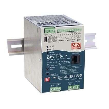 WDR-60-24 | Alimentation pour rail DIN MEAN WELL, série WDR, 180